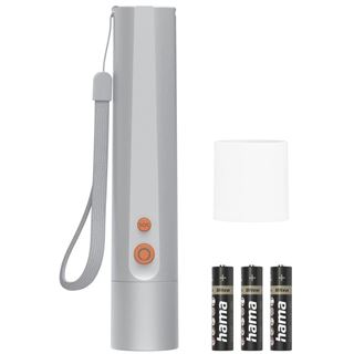 hama FL250 LED Taschenlampe silber 17,5 cm, 1 St.