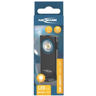 ANSMANN ML400R LED Taschenlampe schwarz 6,0 cm, 970 Lux, 400 Lumen, 5