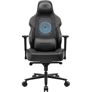 Cougar NxSys Aero, ARGB L&uuml;fter, Schwarz Gaming-Stuhl