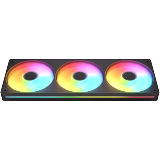 363,6x125x25mm Cougar Cougar Unity 360 ARGB Reversed , schwarz, 3x