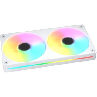 243,6x125x25mm Cougar Cougar Unity 240 ARGB Reversed wei&szlig; 2x