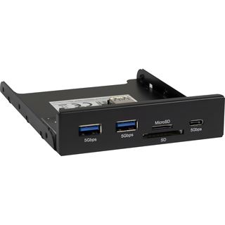 Inter-Tech Card Reader Nitrox CI-21, 3,5" intern, USB C