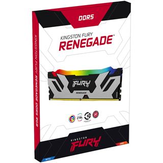 48GB Kingston FURY Renegade RGB schwarz/silber DDR5-6400 DIMM CL32