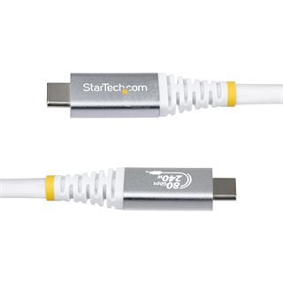 (&euro;32,90*/1m) 1.00m Startech USB4.0 Anschlusskabel USB C Stecker