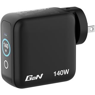 Verbatim Mini GaN Charger 4 Port 140W w Display (EU/UK/US)
