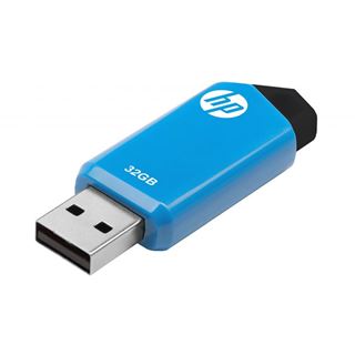 32GB HP USB-Stick v150w blau, schwarz.