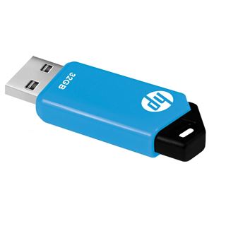 32GB HP USB-Stick v150w blau, schwarz.