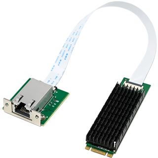 InLine Schnittstellenkarte, M.2 B+M zu 10 Gb/s RJ45