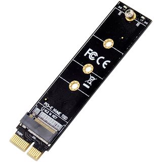 InLine Schnittstellenkarte, PCIe x1 zu M.2 Key M NVMe SSD