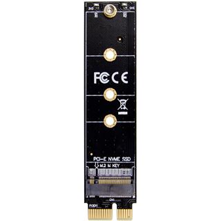 InLine Schnittstellenkarte, PCIe x1 zu M.2 Key M NVMe SSD