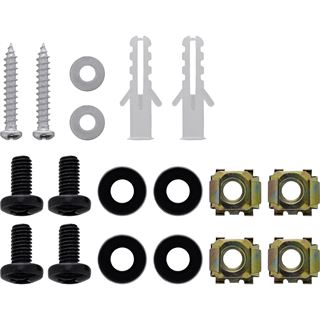 InLine 10" Mini Rack zur Wandmontage, 1HE, 15,2cm Tiefe, schwarz