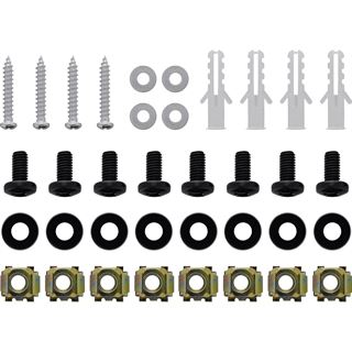 InLine 10" Mini Rack zur Wandmontage, 2HE, 7,6cm Tiefe, schwarz