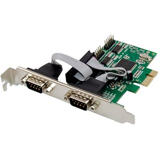 InLine PCIe 4-Port RS-232 Karte, 4x D-Sub 9 Stecker, inkl. Low-Profile