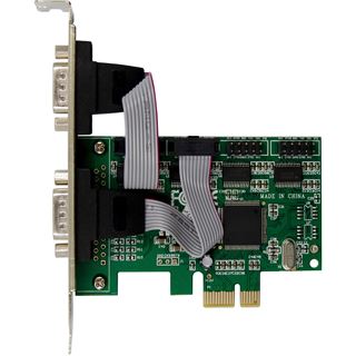 InLine PCIe 4-Port RS-232 Karte, 4x D-Sub 9 Stecker, inkl. Low-Profile