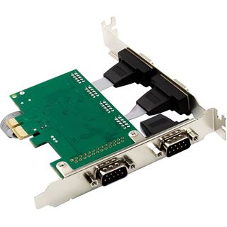 InLine PCIe 4-Port RS-232 Karte, 4x D-Sub 9 Stecker, inkl. Low-Profile