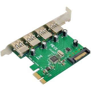 InLine Schnittstellenkarte, 4x USB-A 3.2 Gen. 1, PCIe x1