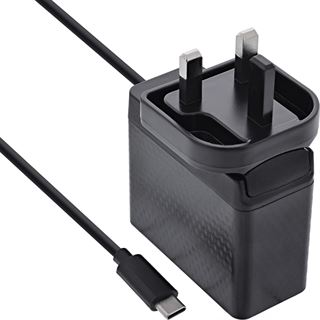 InLine TravelCharge USB-C Netzteil 140W, GaN, festes Kabel, EU/UK/US,