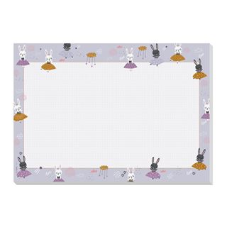 SIGEL Schreibtischunterlage Bunny Ballerinas flieder Papier 42,0 x