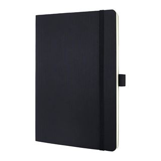 SIGEL Notizbuch Conceptum DIN A5 blanko, schwarz Softcover 194