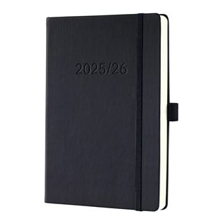 SIGEL Buchkalender Conceptum Juli 2025 - Dezember 2026 schwarz, 1 St.