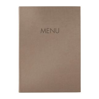 SIGEL Speisekarten-Mappe DIN A4, 2 H&uuml;llen beige, 1 St.