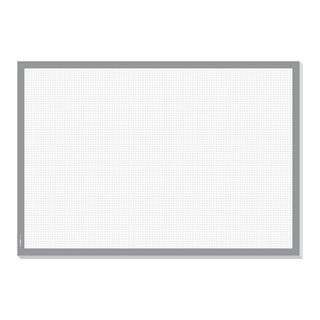 SIGEL Schreibtischunterlage Squared wei&szlig;/grau Papier 59,5 x