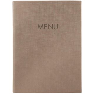SIGEL Speisekarten-Mappe DIN A5, 2 H&uuml;llen beige, 1 St.