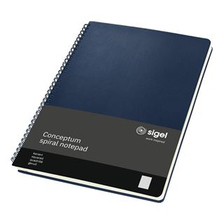 SIGEL Notizbuch Conceptum DIN A4 kariert, dunkelblau Hardcover 160
