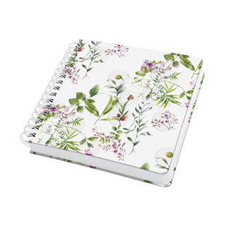 SIGEL Notizbuch mit Spirale Jolie&reg; ca. DIN A5 blanko, gr&uuml;n,