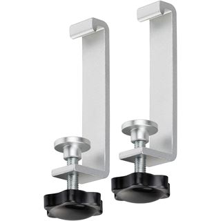 Brennenstuhl 2x Klemmhalter Steckdosenleiste Silber (1990500010)