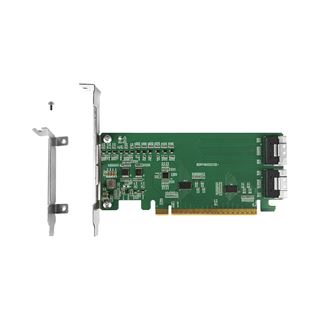 ICY Dock Adapter 2x SlimSAS 8i to PCIe Adapter with Redriver