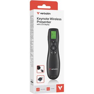 Verbatim Keynote Wireless Presenter with LCD-Display