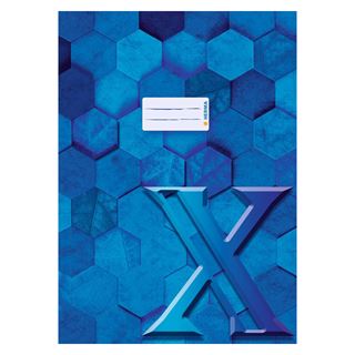 HERMA Heftumschlag "X" dunkelblau Papier DIN A4