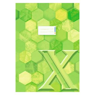 HERMA Heftumschlag "X" grasgr&uuml;n Papier DIN A4