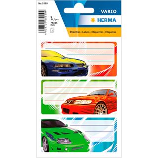 HERMA Schuletiketten 5599 Tuning, 9 Etiketten