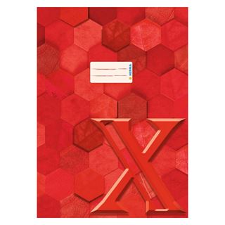 HERMA Heftumschlag "X" rot Papier DIN A4