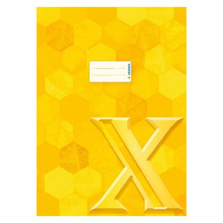 HERMA Heftumschlag "X" gelb Papier DIN A4