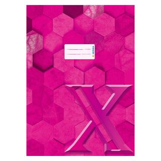 HERMA Heftumschlag "X" pink Papier DIN A4