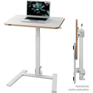 LEITZ Ergo Compact h&ouml;henverstellbarer Schreibtisch wei&szlig;