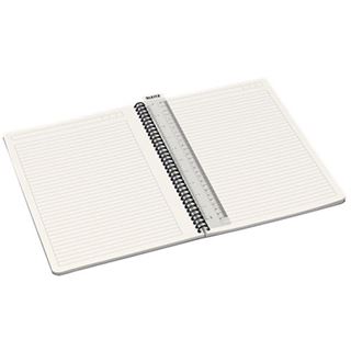 LEITZ Collegeblock Office liniert DIN A4 Innen- und Au&szlig;enrand,