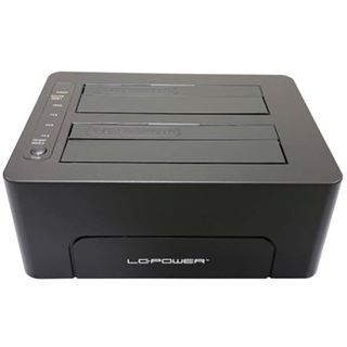 LC-Power LC-DOCK-C-V2 USB3.1 Dual Bay Docking f&uuml;r 2,5"