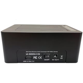 LC-Power LC-DOCK-C-V2 USB3.1 Dual Bay Docking f&uuml;r 2,5"