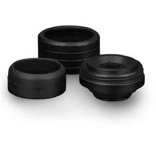 Thermal Grizzly DeltaMate Fitting - HT16 Black 6er-Pack
