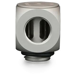 Thermal Grizzly DeltaMate Rotary - 90&deg; Matt Nickel 6er-Pack