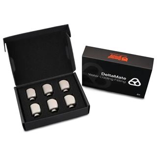 Thermal Grizzly DeltaMate Rotary - 90&deg; Matt Nickel 6er-Pack