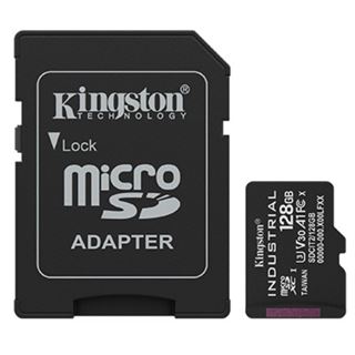 128GB Kingston Ind. MicroSD +ADP pSLC