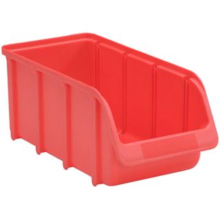 h&uuml;nersdorff Sichtlagerkasten 4,24 l rot