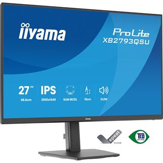 27" (68,58cm) iiyama ProLite XB2793QSU-B1 schwarz 2560x1440 1x