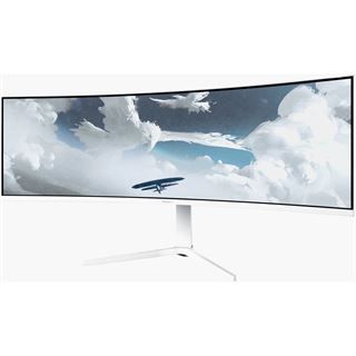 49" (124,46cm) Arozzi Nova 49TUW165 weiss 5120x1440 1x USB-C mit