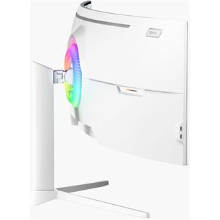 49" (124,46cm) Arozzi Nova 49TUW165 weiss 5120x1440 1x USB-C mit